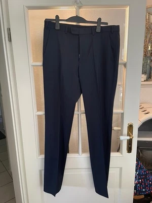 DIGEL Herren Anzughose 102 W35 Blau – 100% Schurwolle – Business / Hochzeit - Bild 1 von 4