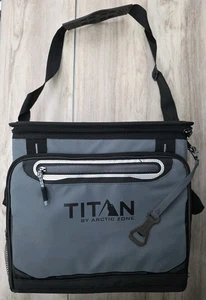 NEW - NO TAGS Titan 40-Can Soft Collapsible Cooler - Gray / Black Trim - Picture 1 of 10