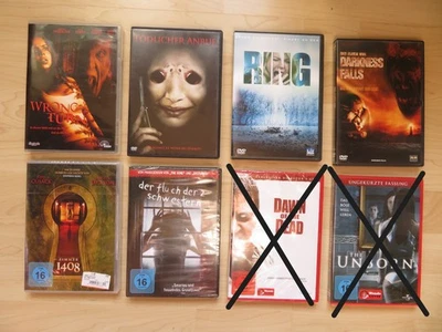 1 x DVD, z.B. Tödlicher Anruf, Wrong Turn, Ring, Darkness Falls, Zimmer 1408 ... - Bild 1 von 4