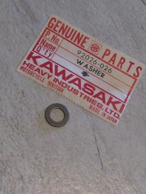 Kawasaki NOS NEW 92026-026 Thrust Washer H1 H2 S1 S2 S3 A1 A7 F6 F7 KE 1966-78 - Image 1 of 4