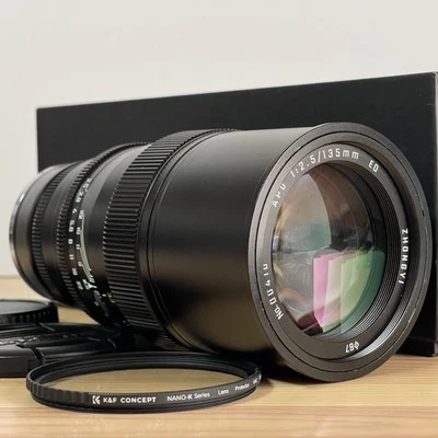 [MINT w/ Box Filter] ZhongYi Mitakon APO 135mm F2.5 ED for Sony E mount camera G - image 1 of 4