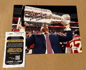 PAUL MAURICE SIGNIERTES FLORIDA PANTHERS 8 X 10 FOTO MIT VOLLSTÄNDIGER INSCHRIFT JSA COA - Bild 1 von 1