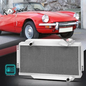 2-Row Core Aluminum Racing Cooling Radiator for 64-78 Triumph Spitfire l4 MT - Picture 1 of 5