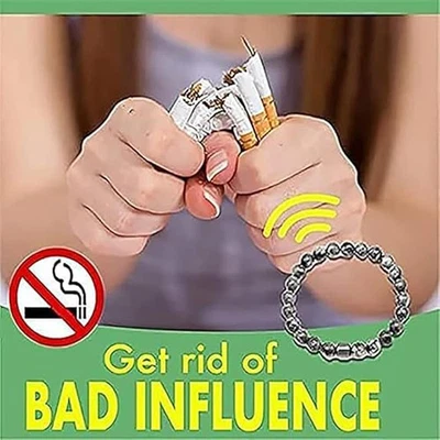 Pulsera Magnética Anti Humo, Pulsera para Dejar de Fumar para Mujer Hombre Foto 1 de 4