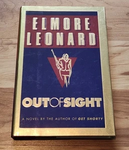 Out of Sight by Elmore Leonard, 1996, SIGNED Book Autograph  - Foto 1 di 4