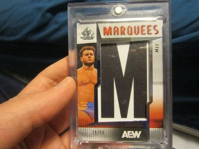 2025 AEW UPPER DECK GAME USED MJF MARQUEES PATCH #28/50 - READ! - Image 1 of 4