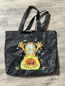 Bolso de Mano Garfield Trick Or Treat Negro Halloween Candy Jack-o-lantern - Imagen 1 de 7