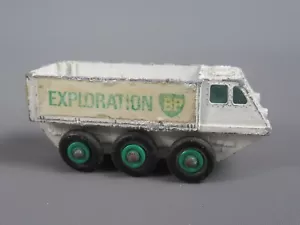 B501 Vintage 1960 Matchbox 61d UK Alvis Stalwart Bp Weiß Lastwagen Lesney Moko - Bild 1 von 7