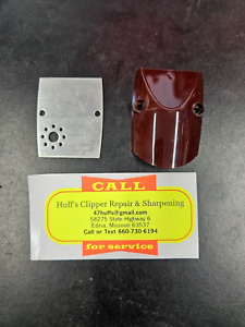  New Oster Fits A-5 & 76 Clippers Gear Cover Burgundy & Capture Plate Parts