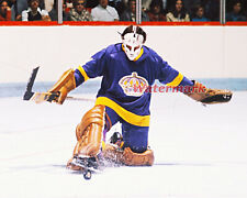 NHL 1970's Los Angeles Kings Goalie Gary Edwards Game Action Color 8 X 10 Photo 