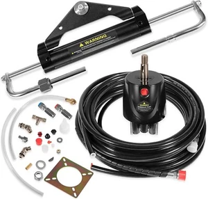 Boat Hydraulic Steering System Kit Marine Outboard Steering 150HP Outboard - Picture 1 of 8