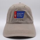 American Cancer Society Hat Cap Strap Back One Size Logo