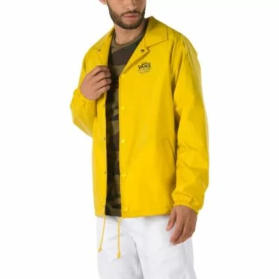 Chaqueta Vans Torrey Coaches amarilla para hombre varias tallas nueva con etiquetas VN0002MUD2P Foto 1 de 4