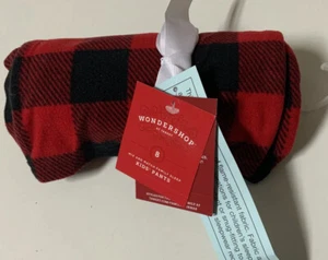 ๐ WONDERSHOP KID'S BUFFALO CHECK FLEECE MATCHING PAJAMA PANTS SIZE 8 ๐ - Picture 1 of 2