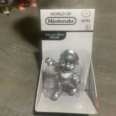 Figura Coleccionable World of Nintendo Metal Mario 2.5" Jakks Pacific Nueva 2016 Foto 1 de 2