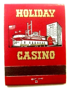 Holiday Casino Las Vegas Nevada Vintage Matchbook Unused Unstruck - Picture 1 of 3