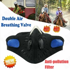 Wiederverwendbar Atemschutz Gesichtsmaske Mundschutz Staub Waschbar + Filter DHL