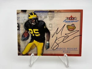 2000 MARCUS KNIGHT Fleer Tradition RC Autograph Auto Card Michigan Wolverines - Picture 1 of 3