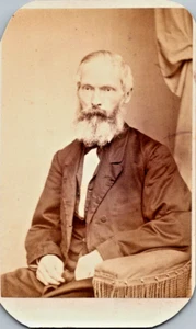 Foto antigua CDV hombre Camden, Nueva Jersey por Sims - Imagen 1 de 2