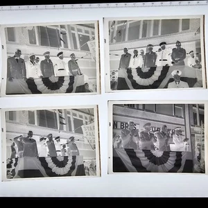 VTG Photo Negatives Lot Memorial Day Parade Gary IN 1950s Military Eugene Swartz - Picture 1 of 7