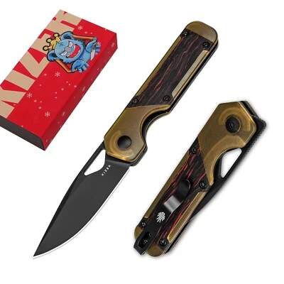Kizer Mini Militaw Pocket Knife,2.82" Nitro V Steel Blade Folding Knife V3634SA1