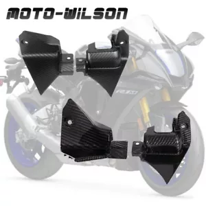 2020+ For Yamaha YZF R1M Carbon Fiber Motorcycle Dashpanel Side Cover Fairing - Bild 1 von 15