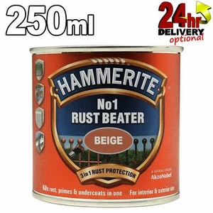 Hammerite 250ml No1 Rostbeater beige High Build Grundierung & Unterwolle kombiniert - Bild 1 von 1