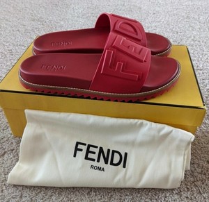 fendi red slides