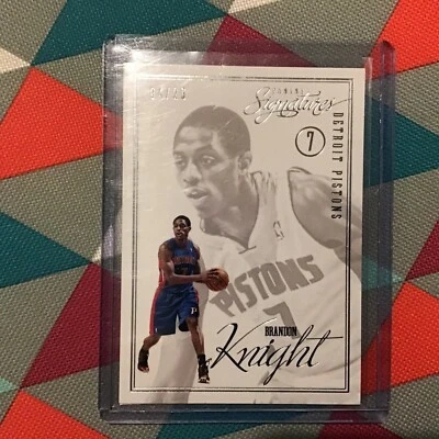 2012-13 Panini Signatures Rookies #109 Brandon Knight pistons RC 4/25 made  - Image 1 of 2