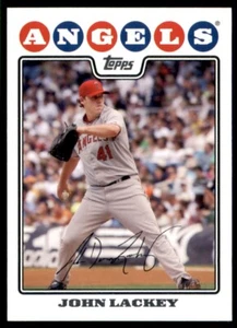 2008 Topps Baseball #95 John Lackey - Foto 1 di 2