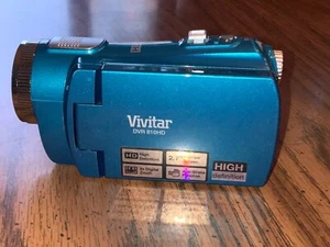 Vivitar DVR 810HD Flash Media Camcorder blue - Picture 1 of 9