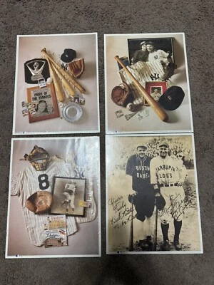 1993 Lot Of 4 Posters NY Yankees MLB 11 x 14 Prints Numbers 6, 7, 9, & 12 NEW - Image 1 of 4