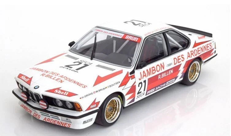 1/18 BMW 635 CSI BRUN MOTORSPORT #21 24H SPA 1985 MINICHAMPS 155852521 RARE - Immagine 1 di 1