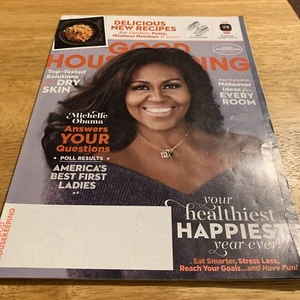 Good Housekeeping Magazine January 2019 Michelle Obama Answers Your Questions - Picture 1 of 12