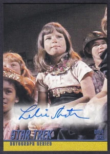 STAR TREK TOS 40th ANNIVERSARY AUTOGRAPH LESLIE SHATNER AS ONLIE GIRL A160 - Picture 1 of 2