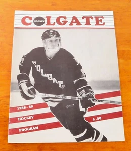 Colgate Red Raiders Hockey Program 1988-89 Player Roster & Photos Schedules - Picture 1 of 5