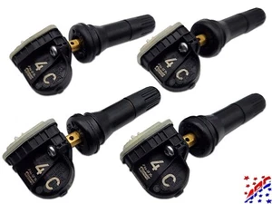 Complete Set of 4 Genuine OEM GM Snap-In TPMS Tire Pressure Sensors 13540603 4C - Picture 1 of 4