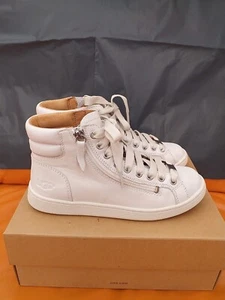 UGG White High Top Sneakers US 6 ,EU 37 , UK 4 ,worn once, in box - Picture 1 of 12