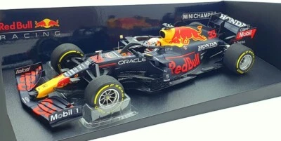Minichamps 1/18 Scale 110 211933 Red Bull RB16B F1 Mexican GP Verstappen #33 - Photo 1/4