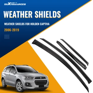 4pcs Weathershield Rain Window Visor Guard  fit Holden Captiva 5 7 2006-2019 - Picture 1 of 9