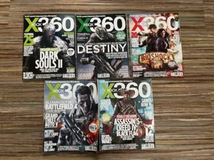 RARE SET OF 5 UK XBOX 360 MAGAZINES + BOOK 96-100 VIDEO GAMES BIOSHOCK GTA - Picture 1 of 1