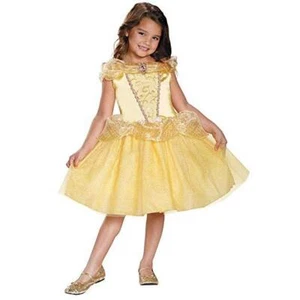 Belle Classic Costume Size Medium 7-8 Disney Beauty and the Beast Dress - Picture 1 of 4