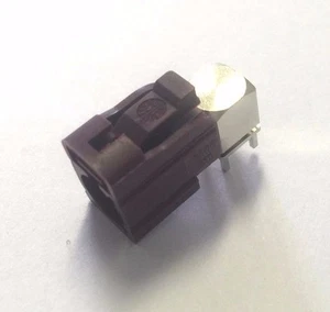 5pc FAKRA SMB Female Jack Bordeaux Code D Right Angle RF Connector PCB Mount - Picture 1 of 5