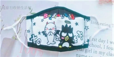 FACE MASK Adult Pick 2* HELLO KITTY MY MELODY TWIN STARS BADTZ-MARU * Face Cover - Image 1 of 4