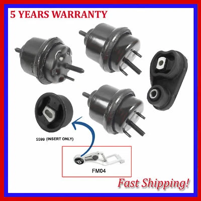 For Five Hundred Freestyle Rear Bushing, Torque Strut, Front & Trans Mount 5PCS - Image 1 of 4