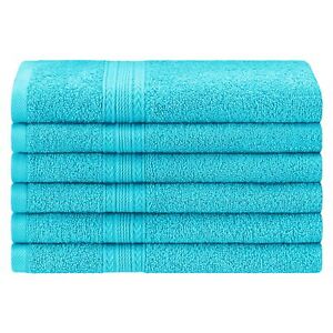 Eco-Friendly Cotton 6-Piece Hand Towel Set, Small Towels for Spa, Resort, Hot...