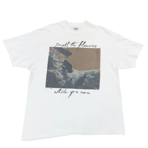 Vintage 90s U2 One Tour T-Shirt XL 'Smell The Flowers While You Can' 1991 Rock - Picture 1 of 8