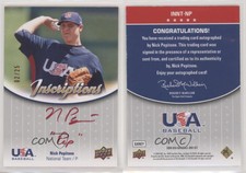 2009 Upper Deck USA Baseball Box Set Red Ink /25 Nick Pepitone #INNT-NP Auto