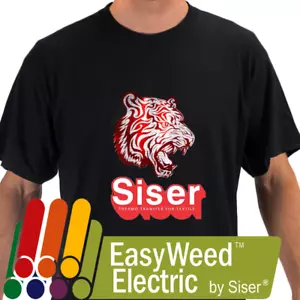 Siser EasyWeed® Electric HTV Heat Transfer Vinyl for T-Shirts 12" Rolls - Picture 1 of 25