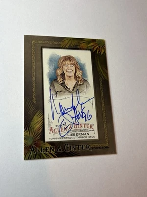 Nancy Lieberman 2016 Topps Allen & Ginter Mini Framed On-Card Auto HOF Autograph - Image 1 of 2